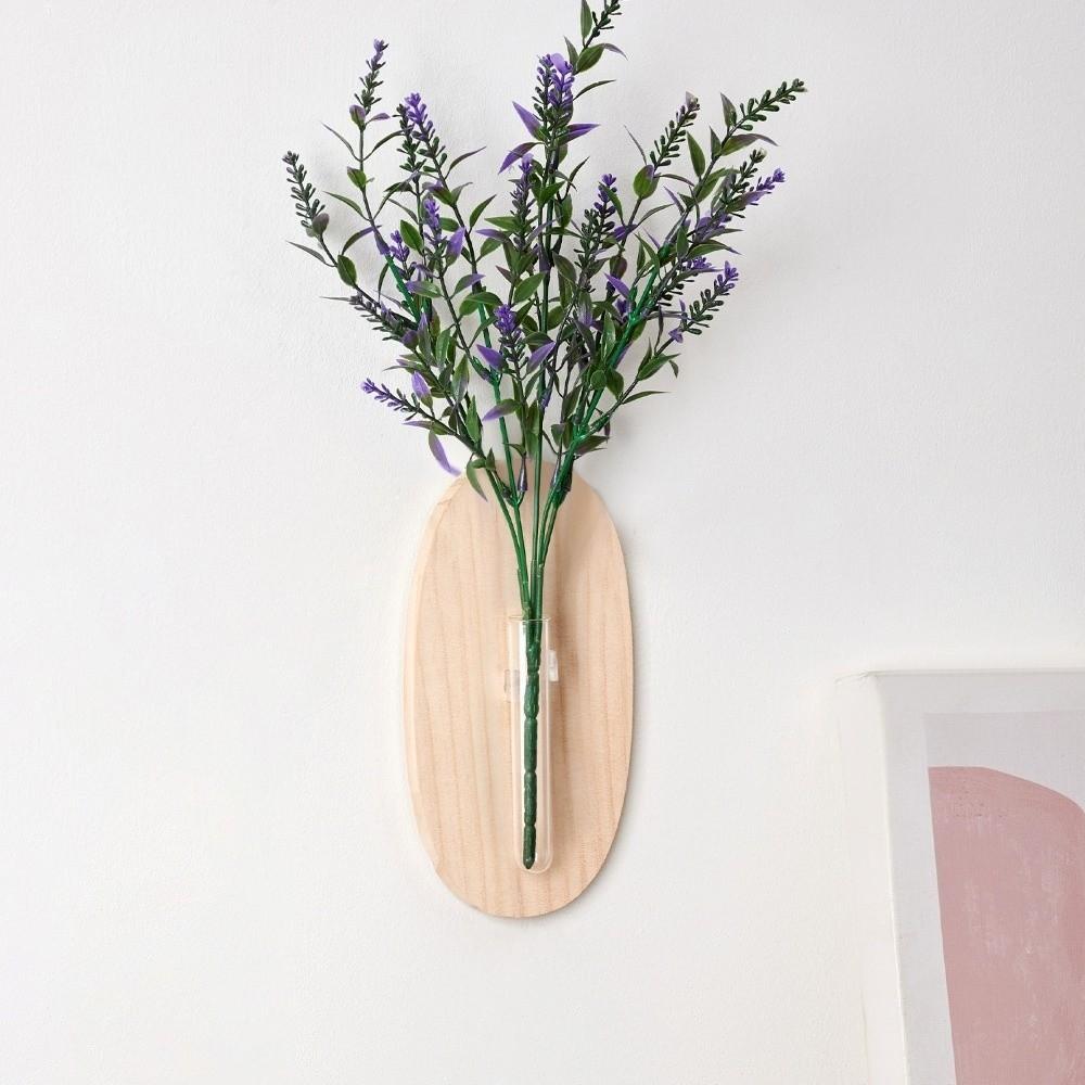 Home Ornaments Wall Decoration Wooden Flower Pot Minimalist Wall Mounted Planter Home Decor