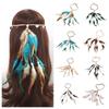 Tassel Feather Headband Beaded Indian Headband Elegant Ethnic Style Headdress Photography Prom