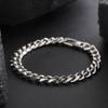 Men's titanium steel bracelet, non-fading Cuban chain, high-end versatile hip-hop accessory, niche minimalist jewelry for women