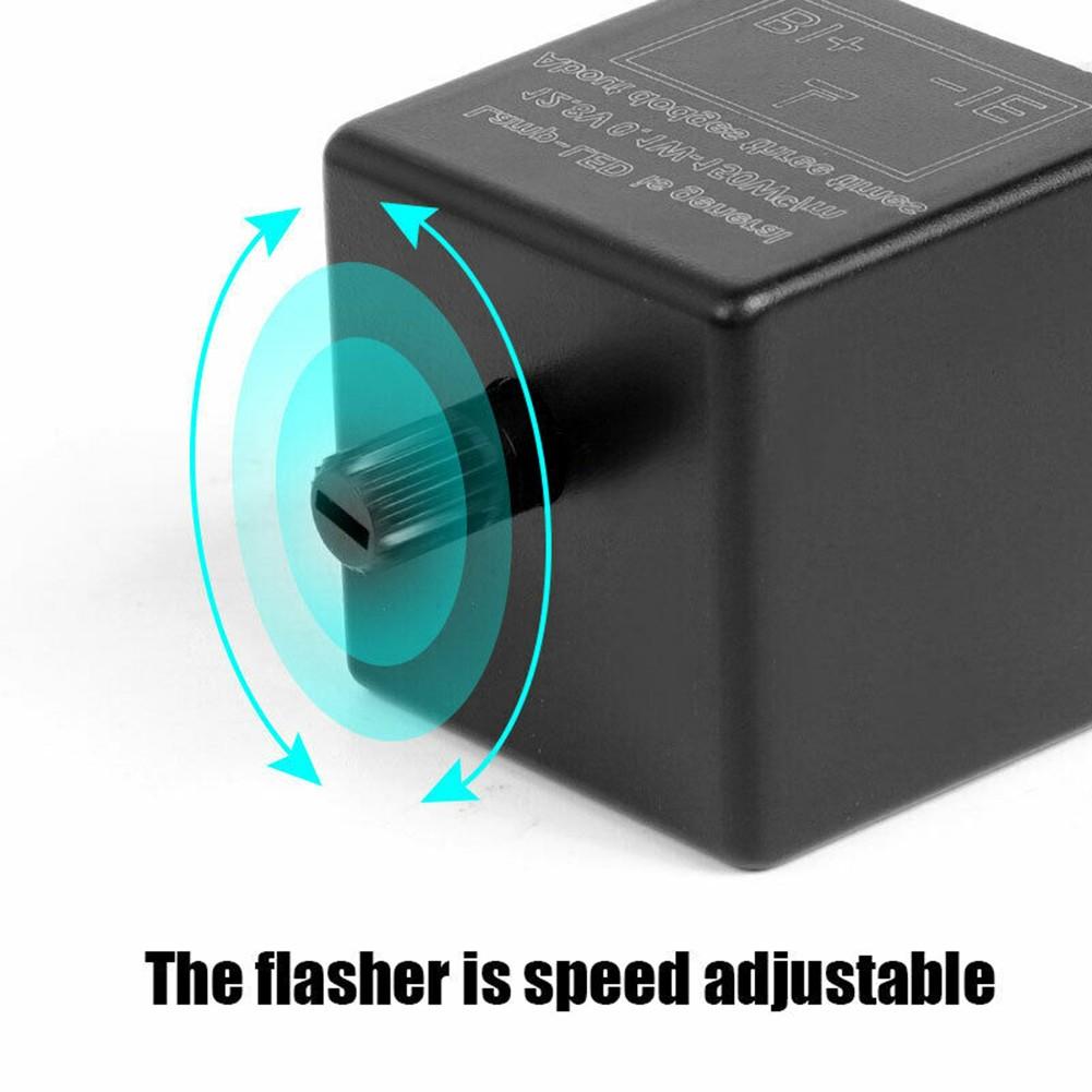 100% Brand New LED Flasher Relay Hyper Flash 12V 1pc Auto Accessories