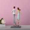 1pc Abstract Couple Character Ornament, Resin Statue ArtCraft, For Bookshelf Home Living Room Office Cafe DecorRoom Tabletop Dis