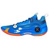Li Ning Wow 10 Универсальные Удобные Прочные Низкие Баскетбольные Кроссовки Мужские Синие ABAS083-35