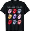 Официальная футболка The Rolling Stones HD с разноцветным языком