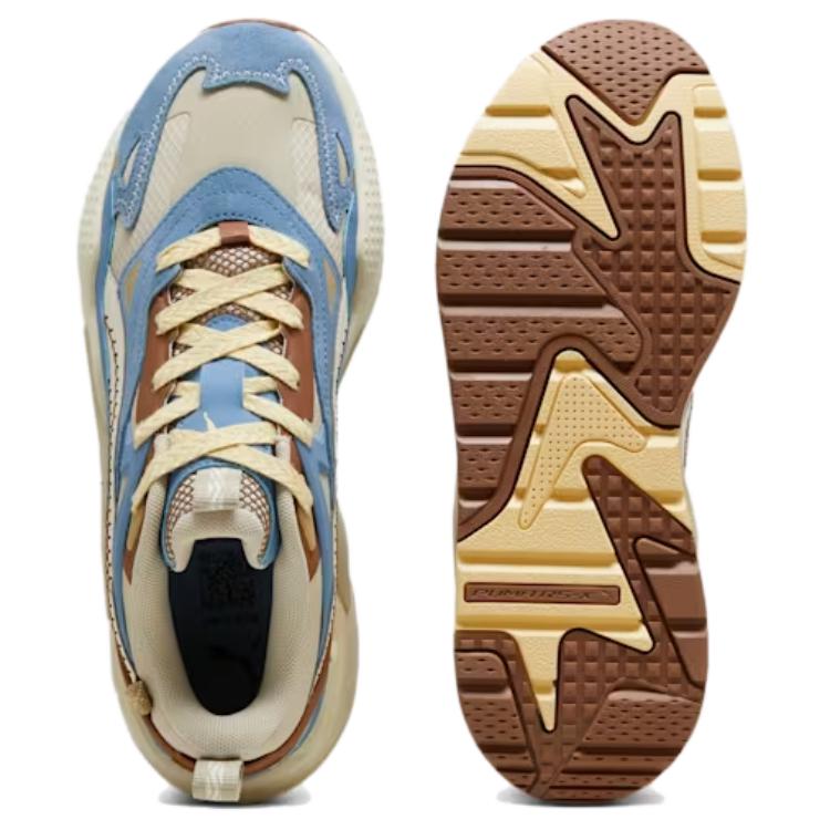 Puma Rs-X Efekt Expeditions Comfortable Versatile Low-Top Lifestyle Sneakers Unisex Sneakers Brown Blue Beige 395937-01