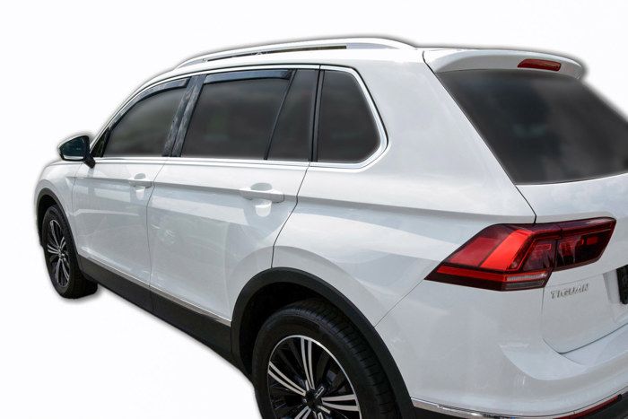 Déflecteurs d'air - SCOUTT - Volkswagen Tiguan 2 - Fumé - Installation facile - Acrylique renforcé