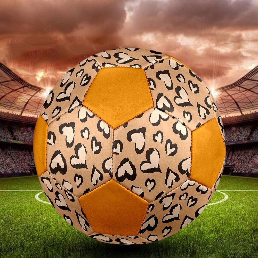 1PC Heart Spot Soccer Ball Size 5 Football Machine Sewn Indoor/Outdoor Universal Football Gift W58