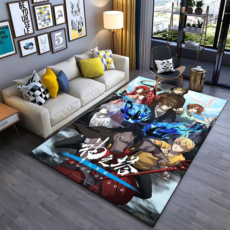 Tower of God Anime Design suitable as a non-slip mat for the living room or bedroom sofa