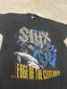Рубашка в винтажном стиле группы Styx "Edge of the Century" Унисекс Концертная S-5XL SG881 Унисекс Футболка