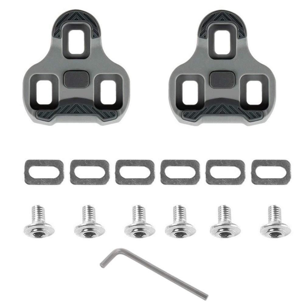 3-Hole Cycling Cleats Anti-Slip Bike Pedal Cleats for Look KEO Pedals Indoor Cycling Training