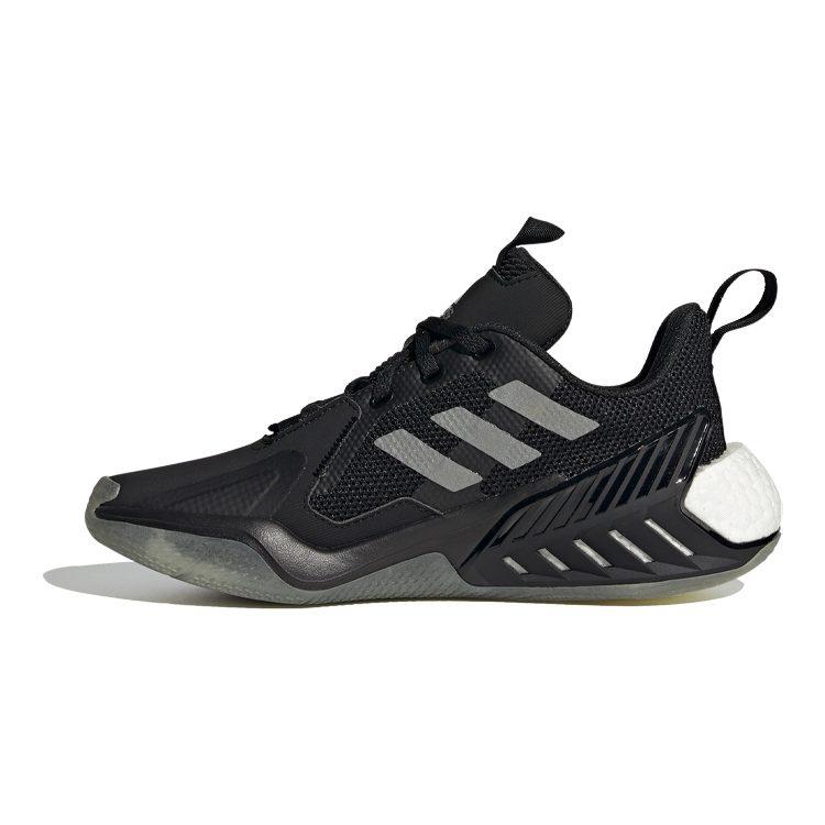 adidas STAR WARS Star Wars One J Низкие детские кроссовки для бега Черно-серые Подростковые FW2360