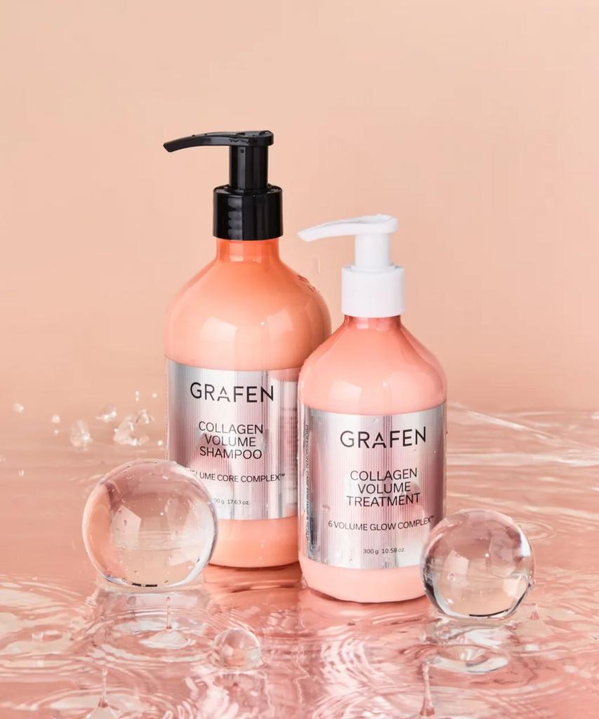 Collagen Volume Hair Care 3-Piece Set (Shampoo 500ml + Treatment 300ml + Ampoule 100ml)