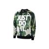 Nike Толстовка с круглым вырезом и цветочным принтом, мужская толстовка, зеленая CK8178-083