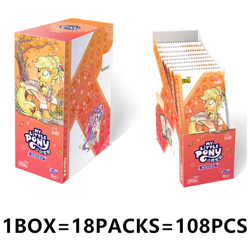 KAYOU Genuine My Little Pony Card Friendship Eternal Card Hui Moon Bag Volume 11 Peripheral Game Collection Card Kids Toys Gifts