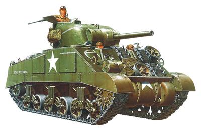 Tamiya Военная миниатюрная серия танка армии США M4 Sherman, ранний тип, пластиковая модель 35190 1/35 N0.190