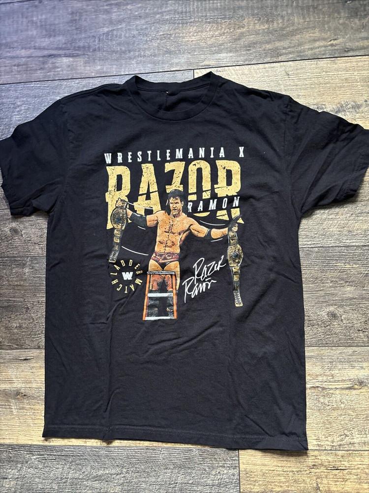 Razor Ramon Wrestlemania X Black Shirt Cotton Unisex Tee 8D271 Unisex T-Shirt