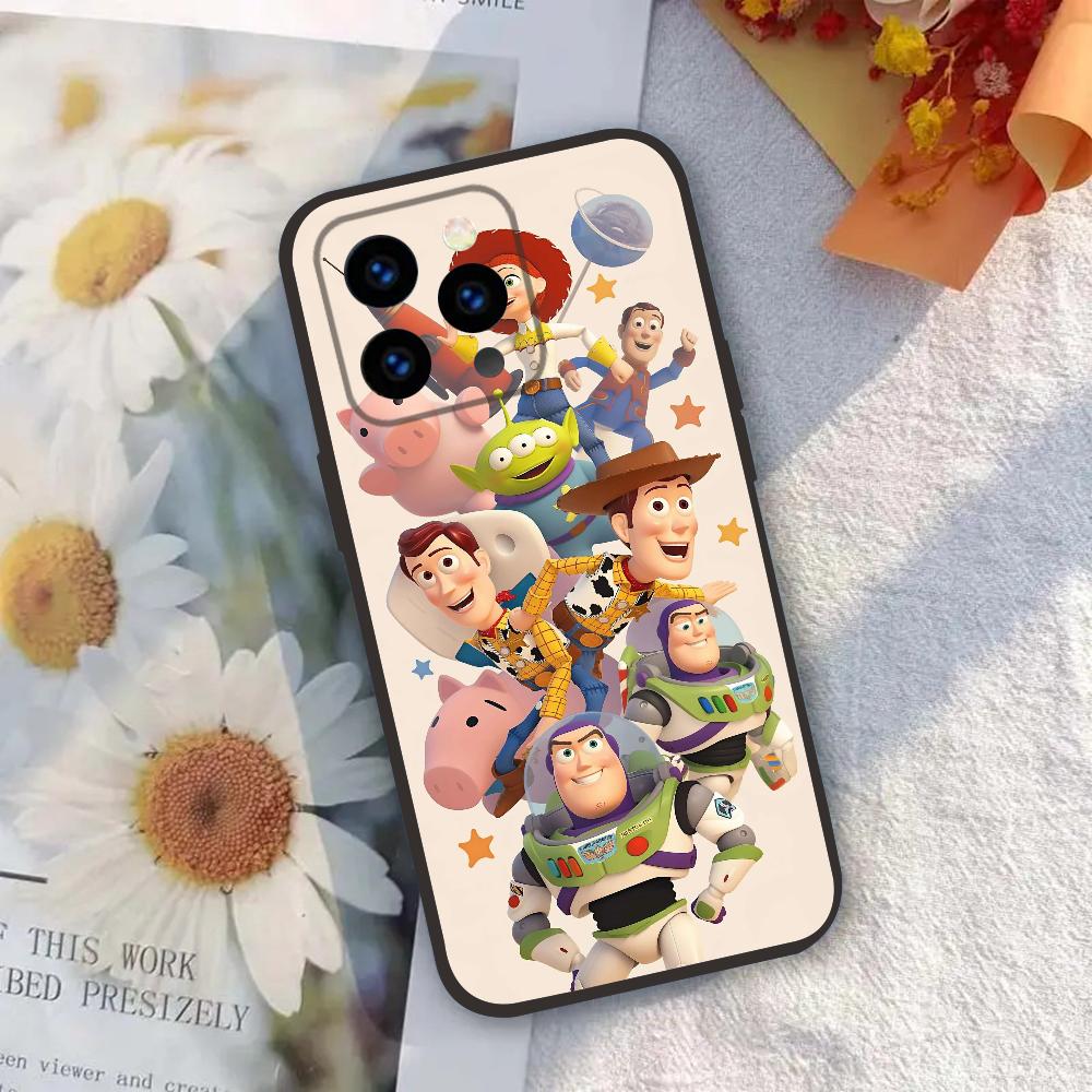 1 шт. мультяшный чехол для телефона T-Toy S-Story силиконовый мягкий для iPhone 16 15 14 13 12 11 X XR Plus Pro Max Plus