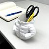 Забавная форма пуховика 3D-печатный пластиковый держатель для хранения ручек Коробка для материалов для уменьшения беспорядка Декор для дома и офиса