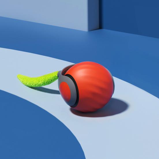 2 шт. Интерактивная игрушка-мяч для кошек, перезаряжаемая через USB, катящийся мяч, два режима скорости, автоматически движущийся умный мяч, игрушка для кошек