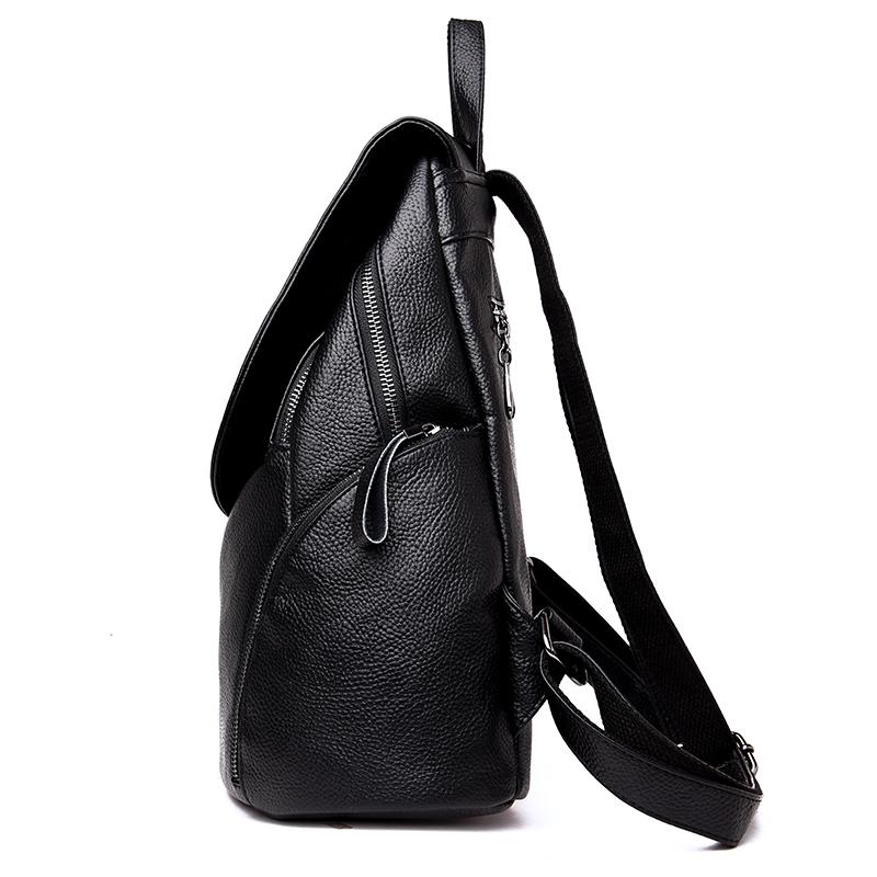 Брендовый кожаный школьный рюкзак в консервативном стиле, сумка для студентов, простой дизайн, женские повседневные рюкзаки, Mochila, мужская дорожная сумка на плечо