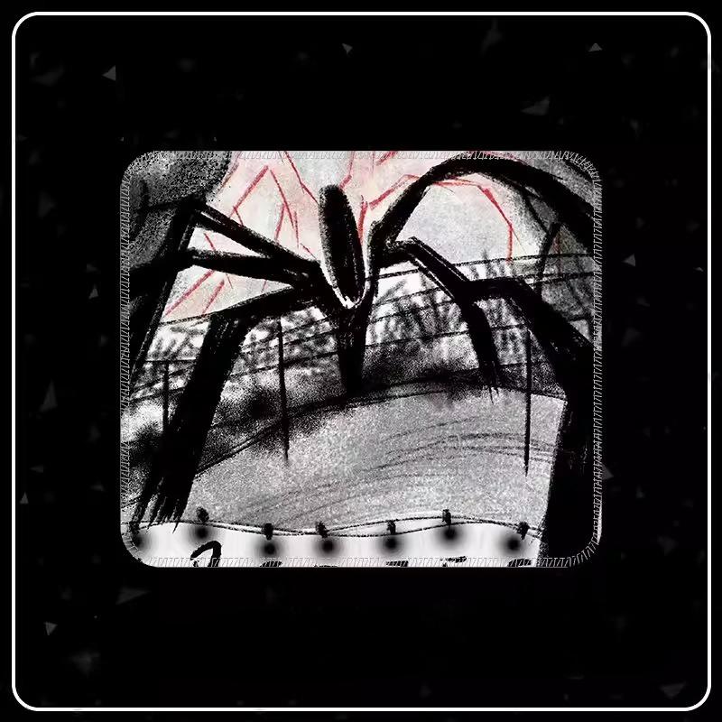 Коврик для мыши Stranger Things Европейский и американский коврик для мыши Stranger Things Graffiti из кожи Нескользящий и устойчивый к пятнам моющийся офисный коврик для клавиатуры