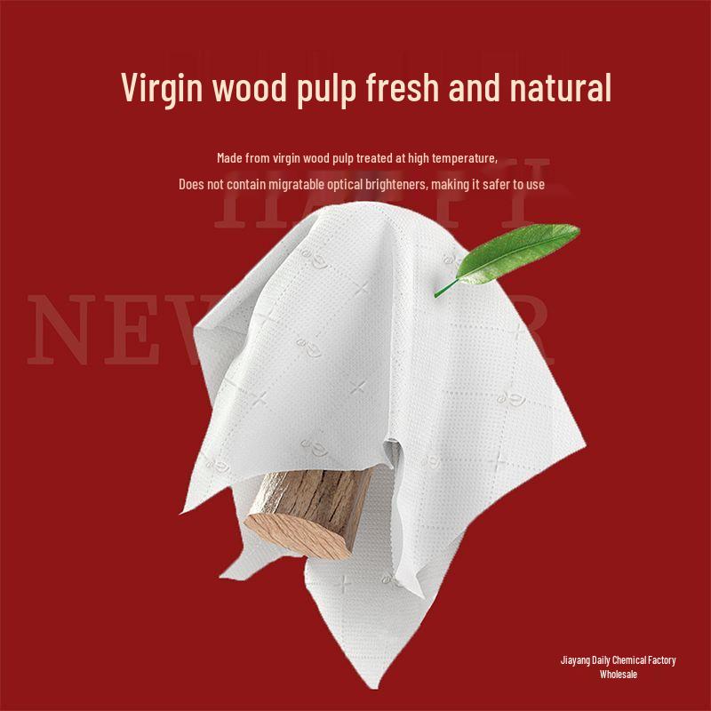 Праздничная Бумажная Салфетка - Большая Упаковка, 336 Листов, Пятислойные Салфетки