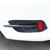 Для Honda Civic 10-го поколения 2016 2017 2018 ABS Карбоновая накладка на задний противотуманный фонарь Рамка переднего противотуманного фонаря Наклейка-полоска Автоаксессуары