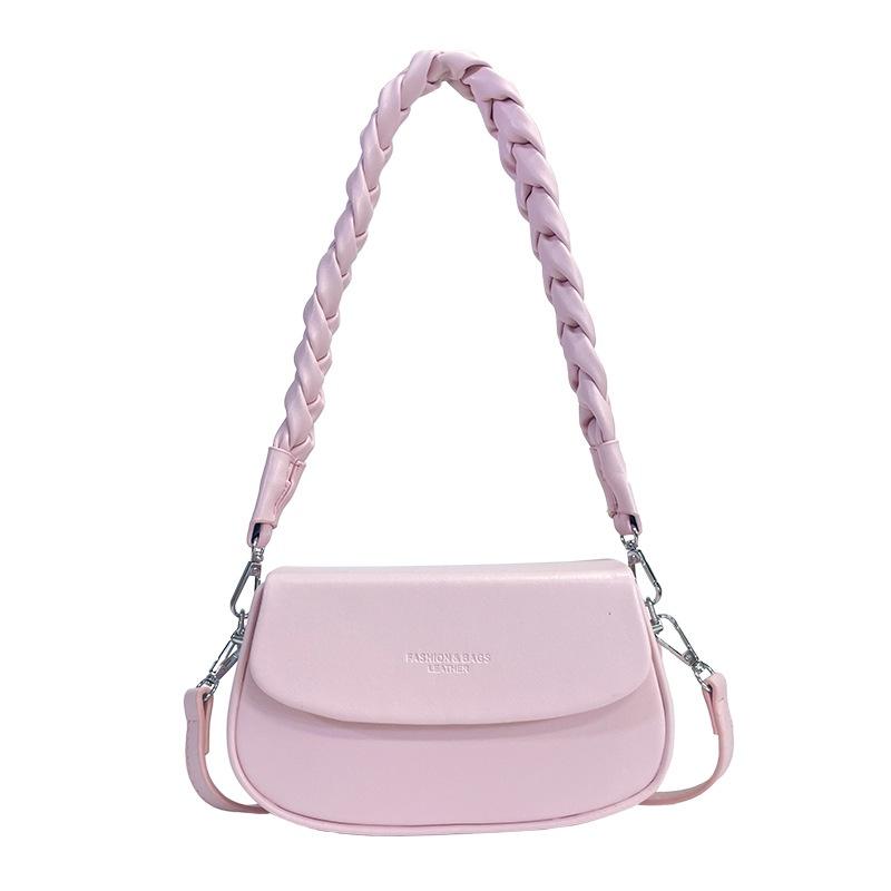 IELGY Женская седельная сумка, простая, модная и модная квадратная сумка на одно плечо в иностранном стиле с диагональным пролетом.