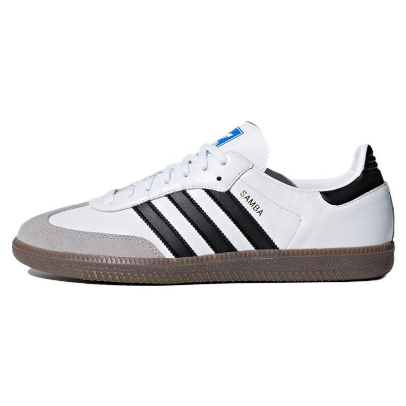 adidas Оригинальные Samba OG Низкие Скейтбордические Кроссовки Унисекс Фуксия B75806(Команда15-)