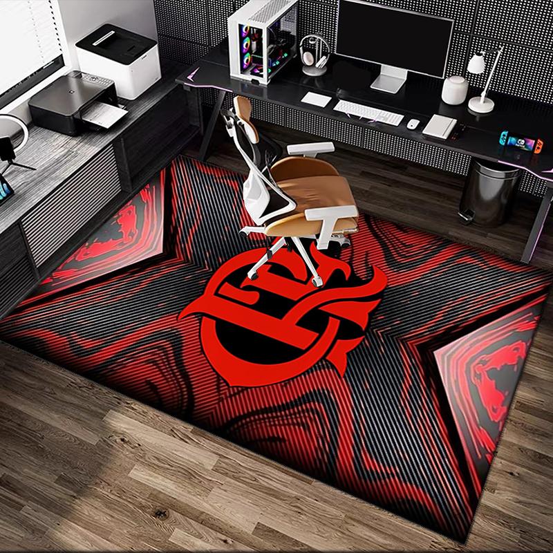 Rangers FC Carpet, Non-slip Office Chair Rug, Digital Print Home Area Rug, Unique Festival Decorations