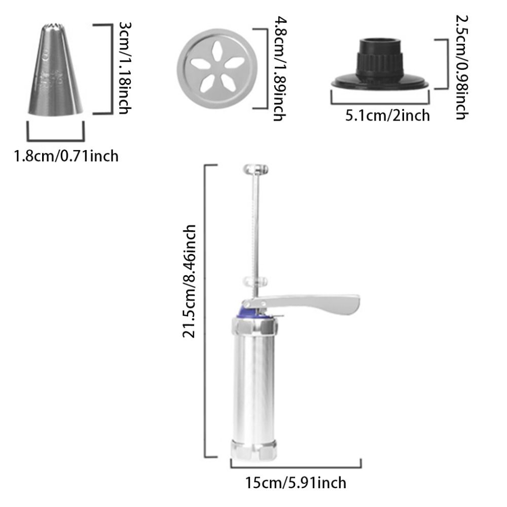 20 Cookie Discs Cookie Press Kit Simple operation Spritz Cookie Maker Kit Cake Decorating
