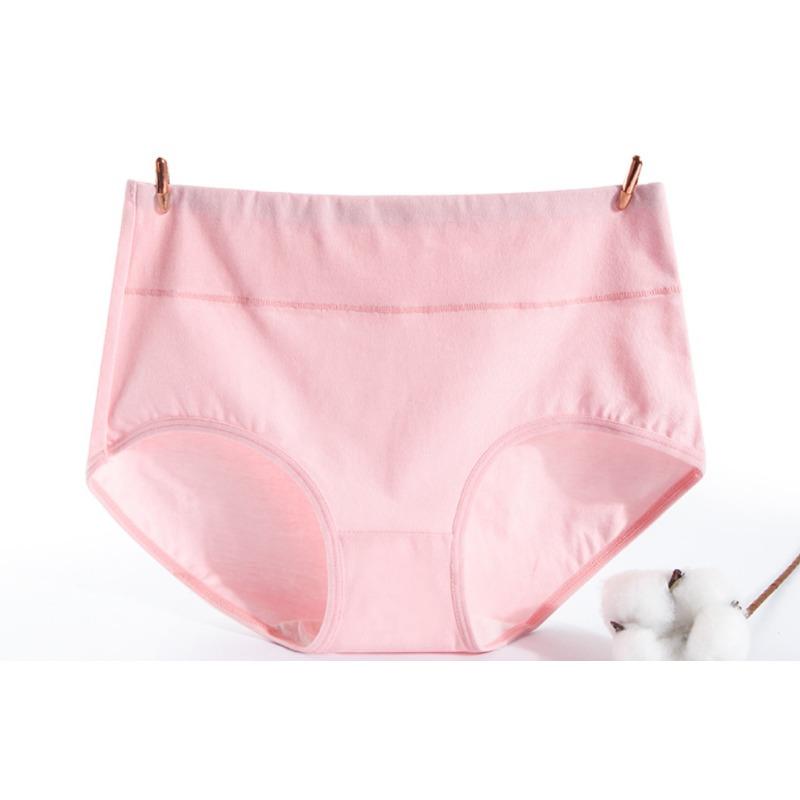 High Waist Large Size Girls' Printed Tight Breathable Women's Triangle Pants Elastic Comfortable Underwear