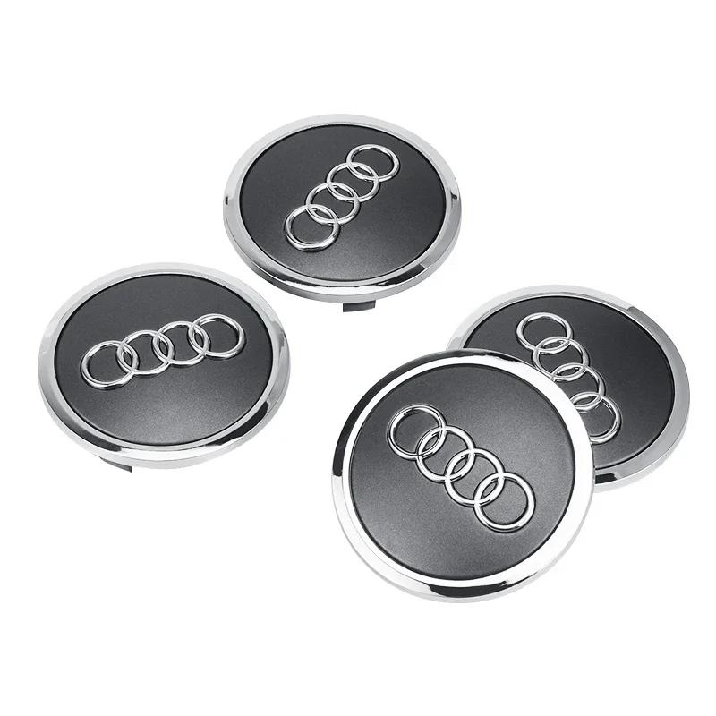 Для Audi A360/61/68/69 мм Центральная заглушка ступицы колеса автомобиля Крышка диска Автотовары Для Audi B7 B5 B6 B8 B9 8P A3 A4 A5 A6 A7 A8 TT Q3 Q5 Q7 Q8 A1 8V 8L