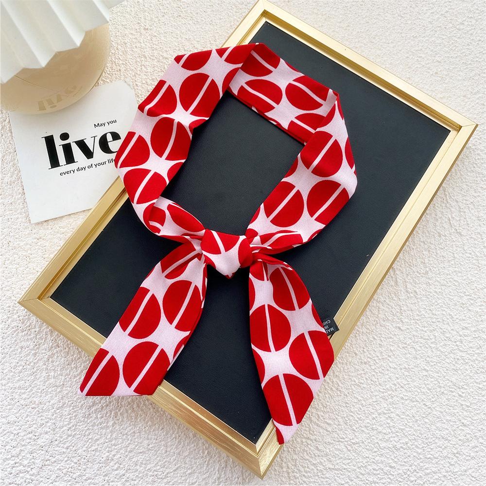 New Scarves Silk Scarves Women'S Spring And Autumn Season Long Decorative Professional Scarves Summer Thin Styles Paired With Shirts Stylish