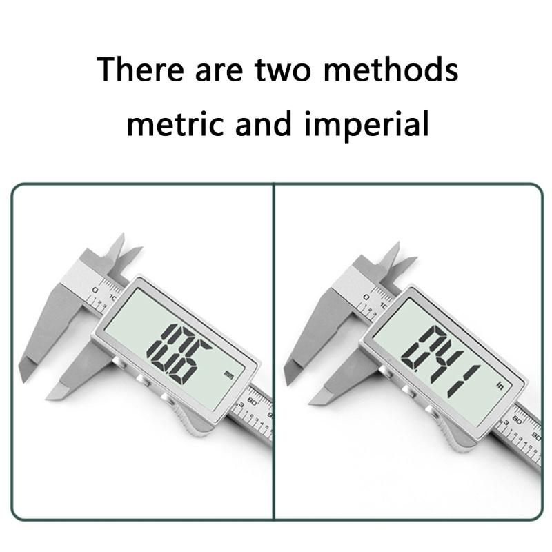 Professional Micrometer Gauge LCD Digital Vernier Caliper 0-150mm Caliper Measurement Tool with Unit Conversion