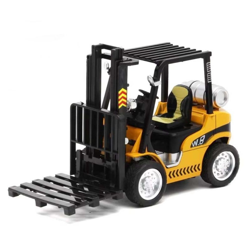 1:24 Scale Forklift Model Car Diecast Metal Engineering Vehicle Models For Children