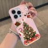Santa Claus Christmas Tree Phone Case Soft Matte Candy For IPhone 17 16 15 14 Pro Max Plus 13 12 11 Transparent Bumper Cover