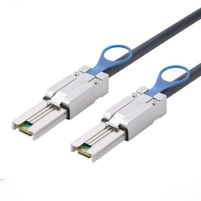 Внешний mini sas 26p SFF-8088 к SFF-8088 sas 26p Кабель для дискового массива с контактами, 1 м