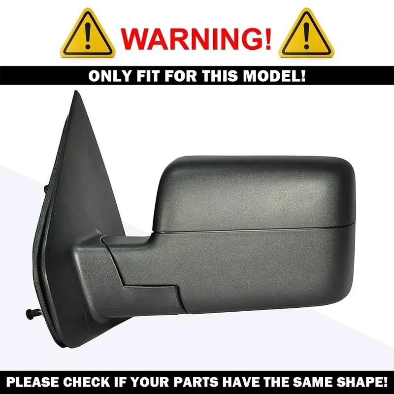 Для Ford F-150 F150 2004-2008 ABS Хромированная Накладка на Зеркало Заднего Вида и Боковые Зеркала Крышка Зеркала Внешняя Отделка Корпуса Двери Клейкая Наклейка