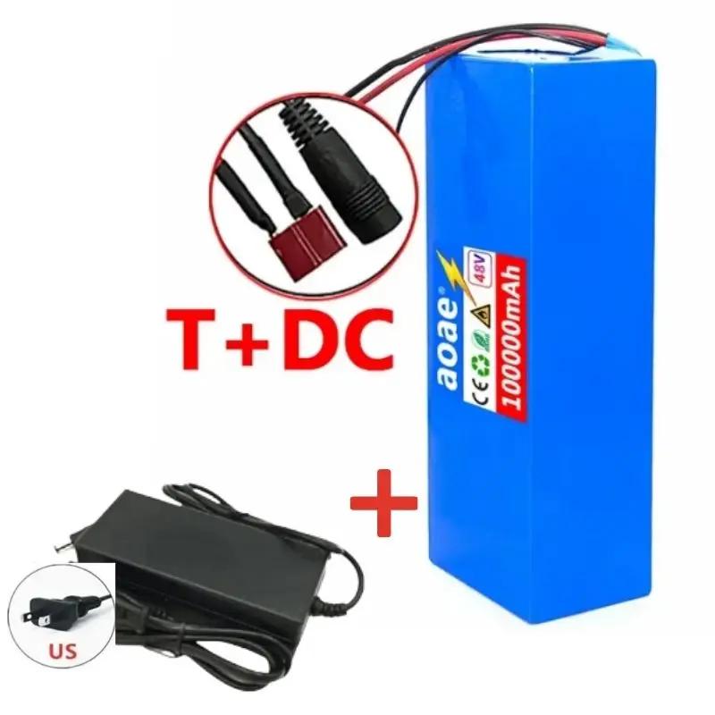 Оригинальный 48 В 13S5P 100 Ач литиевый аккумулятор для электромобиля 13S5P подходит для электроскутера, горного велосипеда 250-1000 Вт