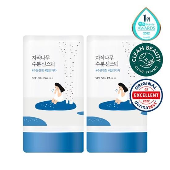 ROUND LAB Birch Moisture Sun Stick 19g+19g