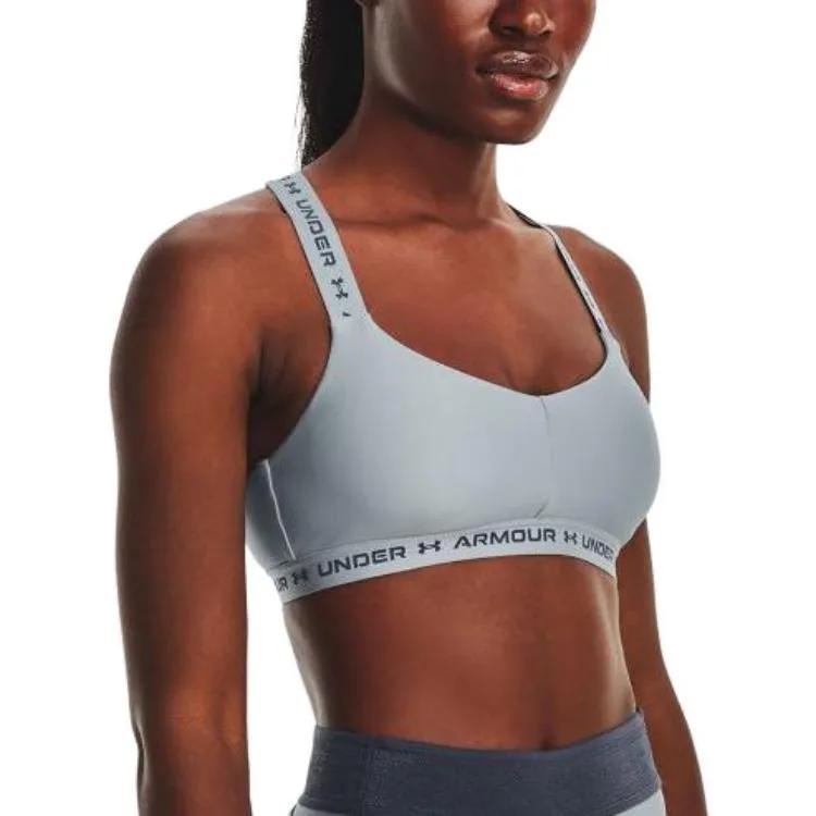 Under Armour Crossback Sports Underwear Women's Gray Moderate (Unisex) Sports Underwear 1361033 465