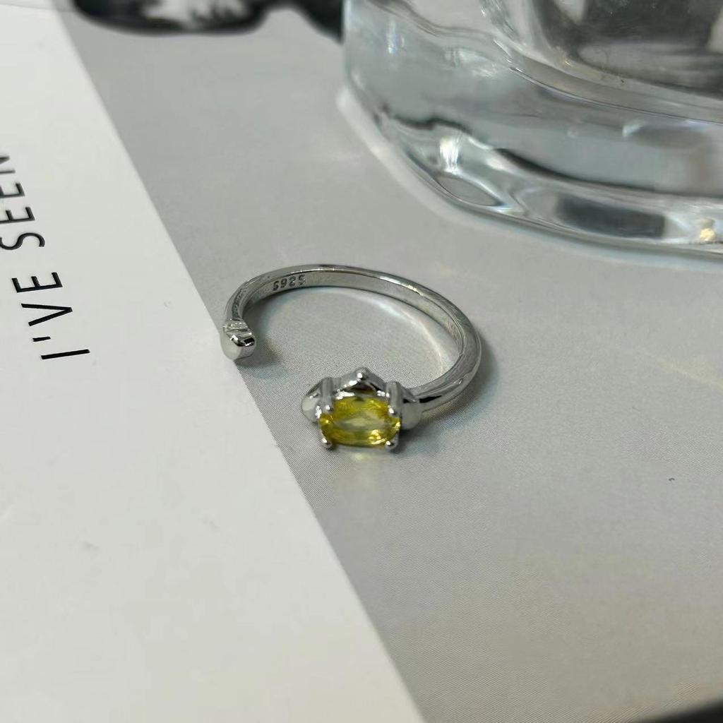 Y2K ретро Dopamine Sweet Cool эмалевое регулируемое кольцо для женщин и пар