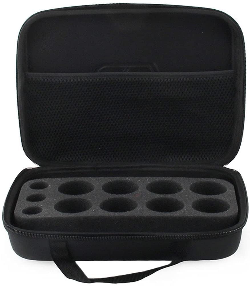 Portable Beyblade Case with Handle, Durable, Built-in Sponge, Shock Absorbing, Storage Case for Beyblade Burst, Gift for Kids, Black