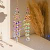 Crystal Hanging Ornament Sun Moon Crystal Pendant New Suncatcher Wind Chimes  Courtyard