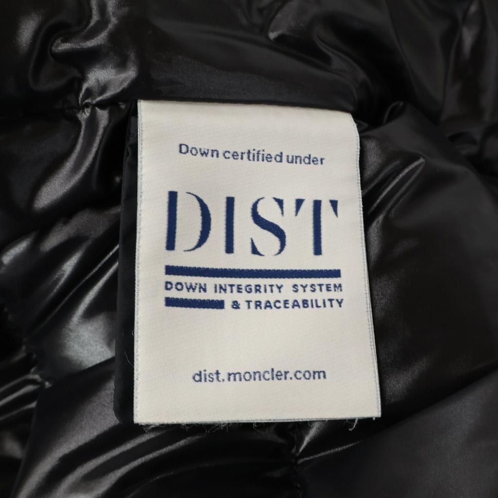 MONCLER Excellent condition 2011 HERBE short down jacket with logo lettering Jacket 2 blackUsed