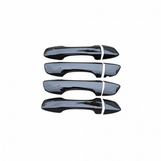 For Volkswagen Jetta Mk7 2019-2021 Black Exterior Side Door Handle Cover Trim