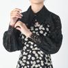 Hollow Out Lace Fake Collar Cape Flower Scarves Elegant Short Small Shirt  Female