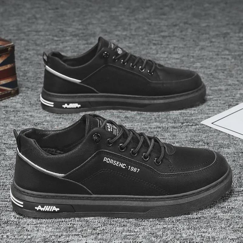 Осенние мужские дышащие рабочие и повседневные кроссовки — модная универсальная защитная обувь