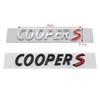 Черный 3D гальванизированный значок CooperS для задней части BMW MINI