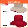 Brim Reversible Wide Sun Hat With Solid Color Design For Summer Casual Use